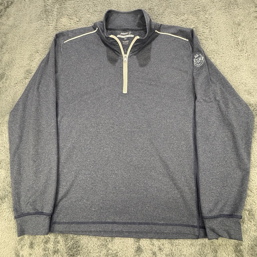 SLU Billikens Johnie O 1/4 Zip Pullover Men M‎ Blue Prep-Formance